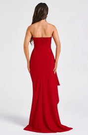 LUNA MAXI DRESS - RED