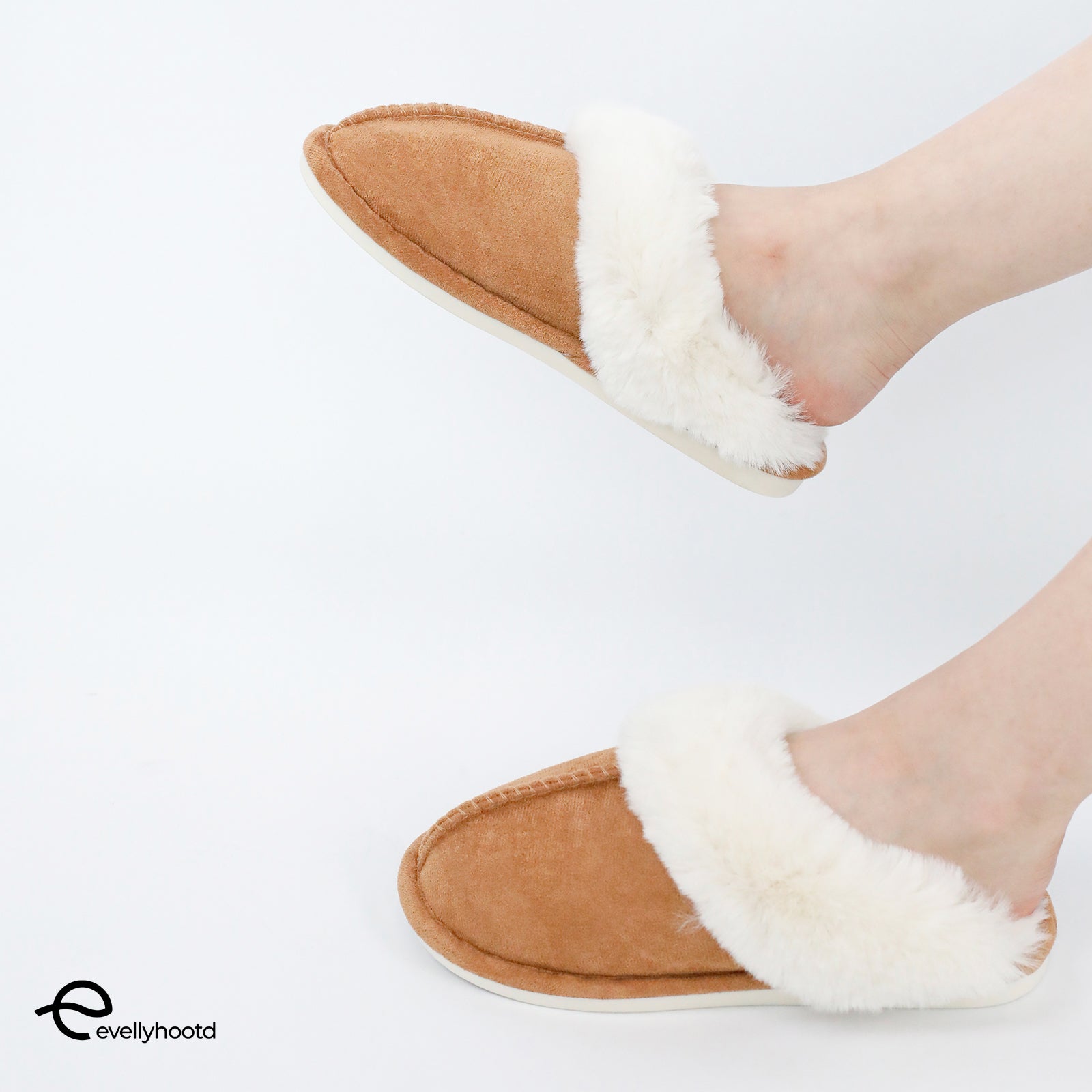 Warm Fleece Slippers Soft Comfy Plush Fur Home Couple Slippers