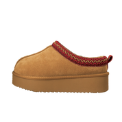 Moganna | Platform Suede Braided Outdoor Slippers Autumn Winter Warmer