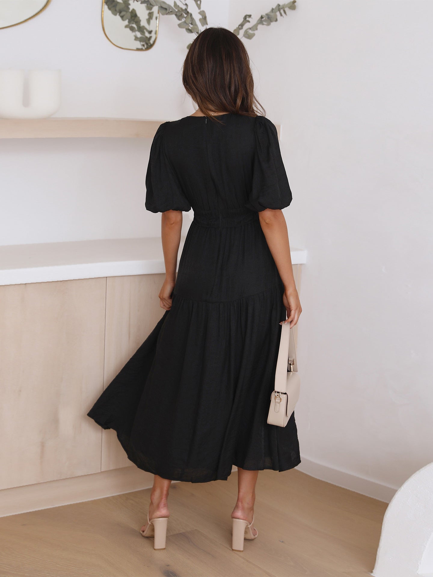 Enola™ | Puff Sleeves Dress