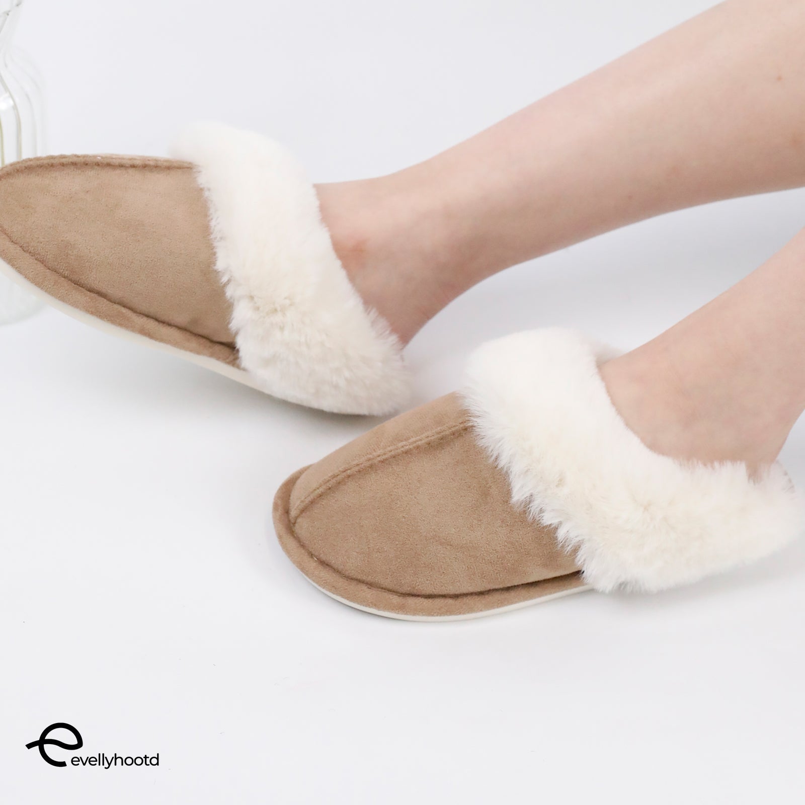 Warm Fleece Slippers Soft Comfy Plush Fur Home Couple Slippers