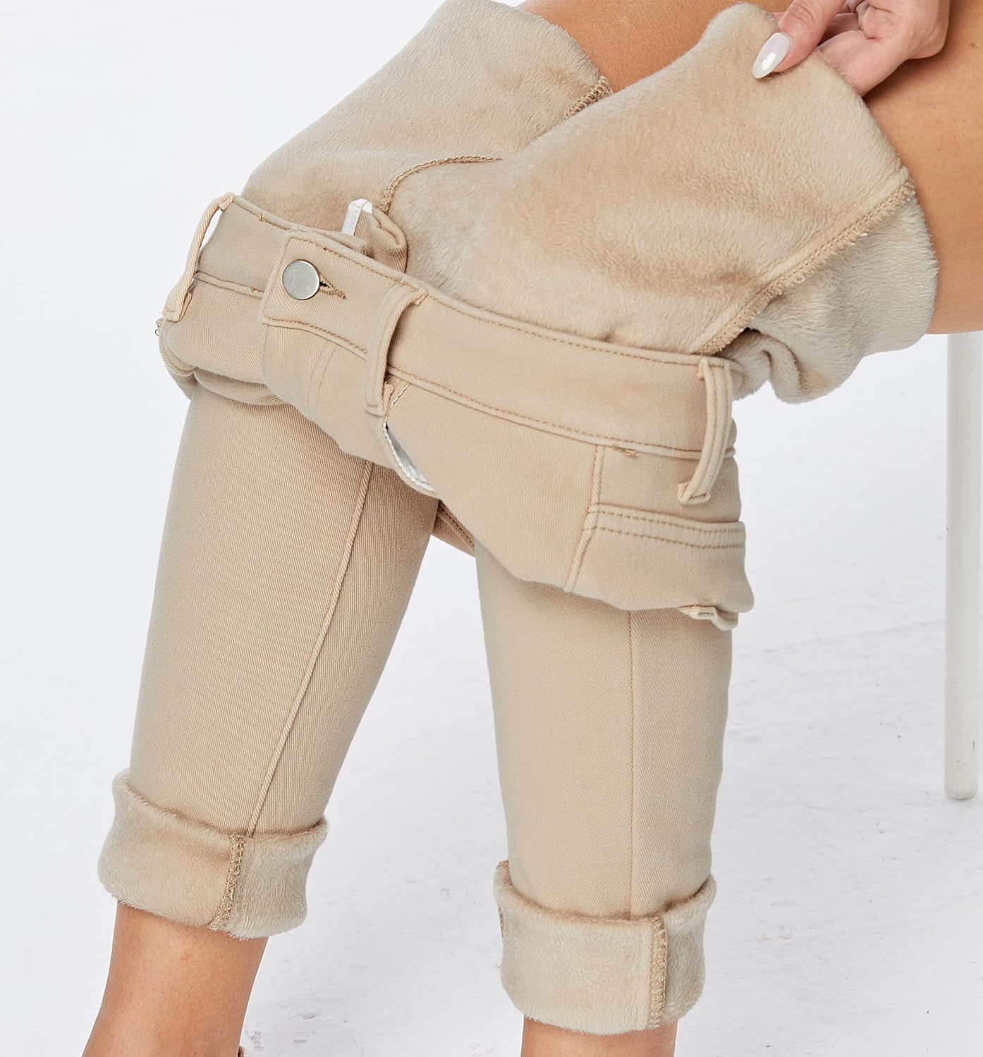 Natasha - Cozy Skinny Thermal Jeans