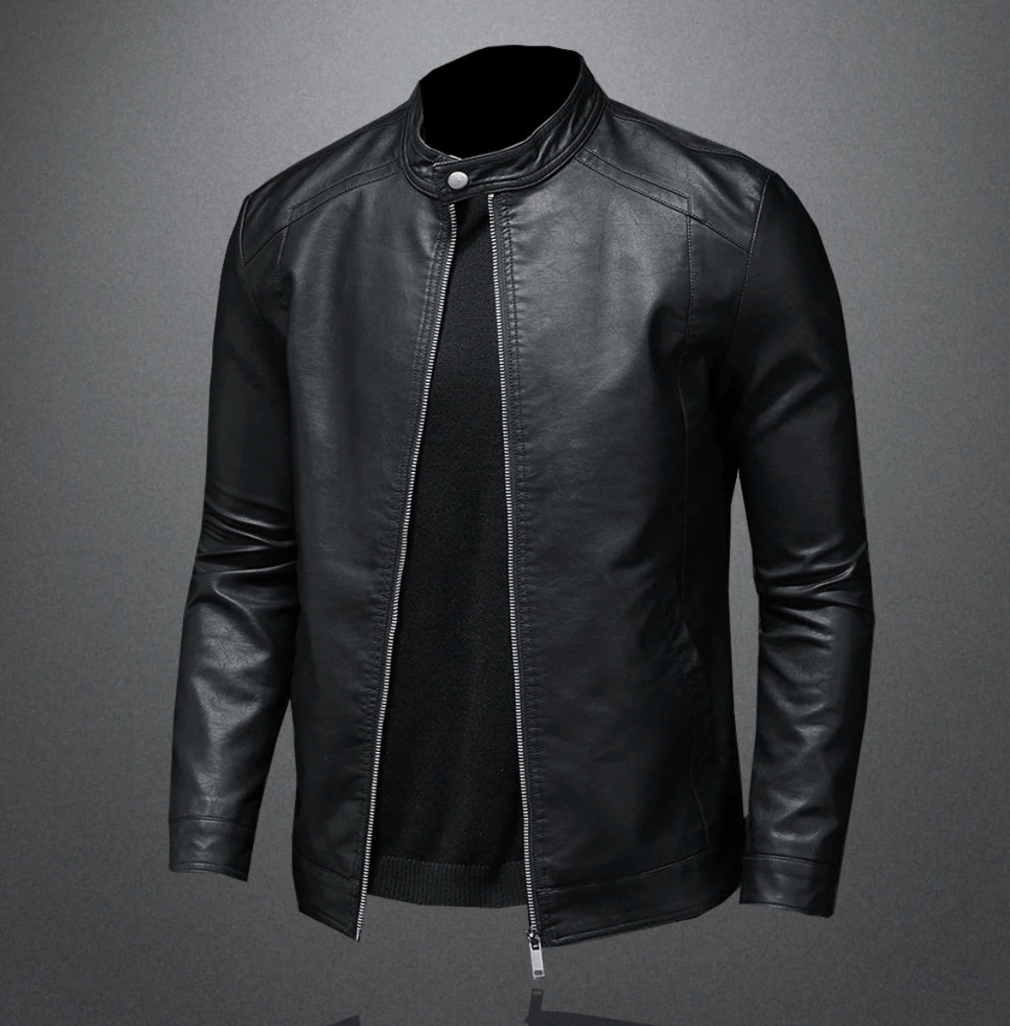 Caleb™ | Leather Jacket