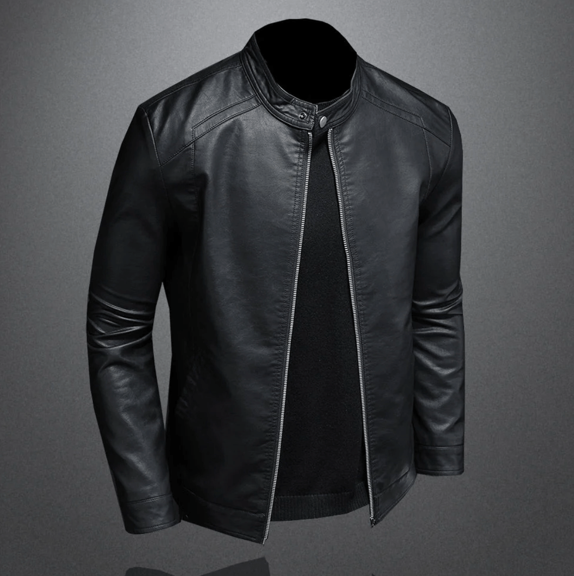 Caleb™ | Leather Jacket