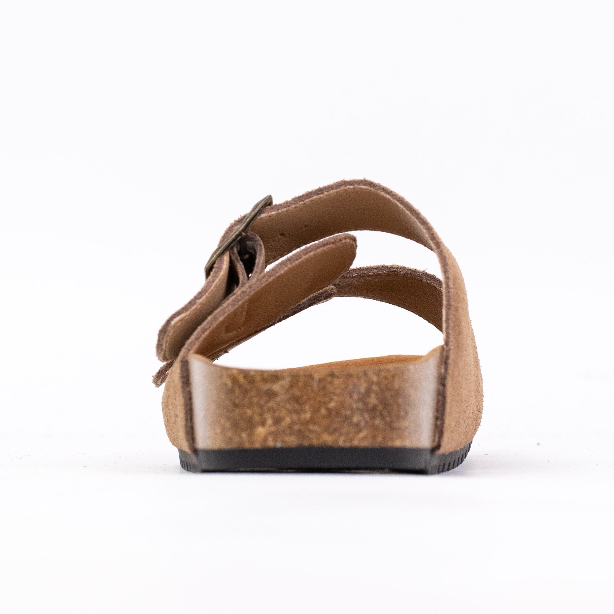 Bennett | Open Toe Suede Double Buckle Sandals