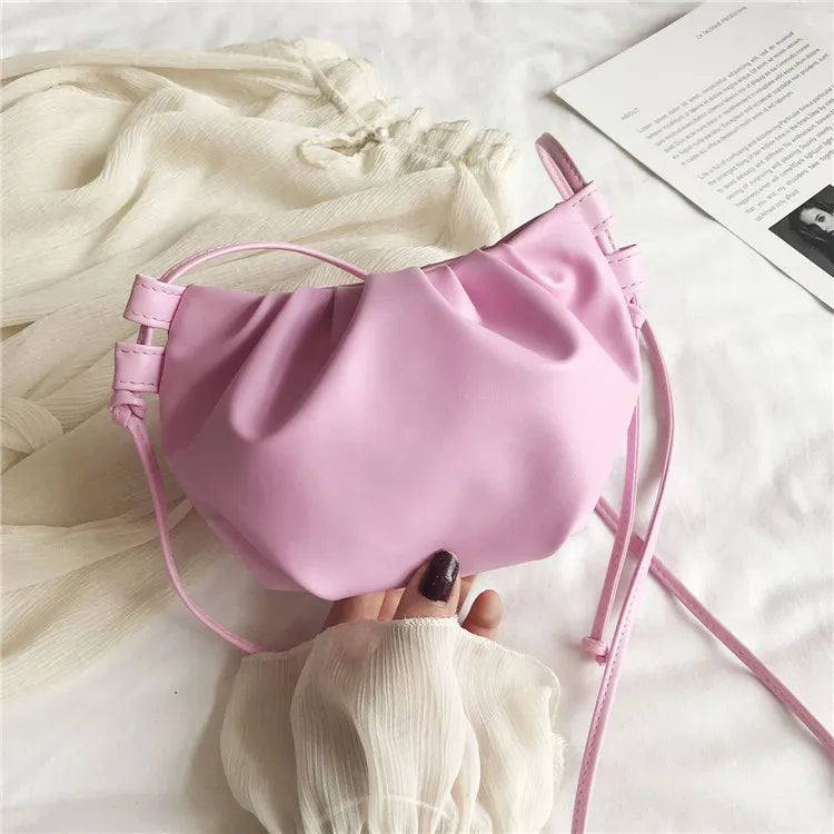 Pleated Cloud Shoulder Bag