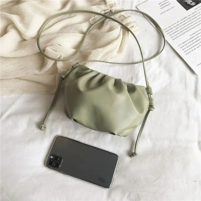 Pleated Cloud Shoulder Bag