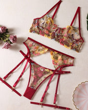 Daisy | 3-Piece French Lingerie Set