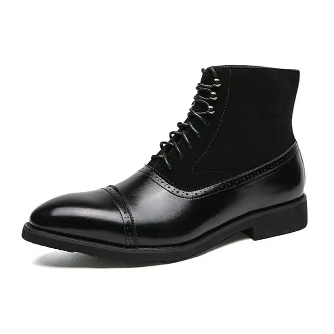 Chad | Classic Lace-Up Leather Boots