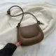 Retro Solid Color Crossbody Bag