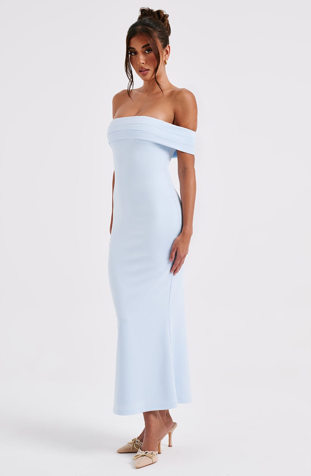 CASSIDY MIDI DRESS - Blue