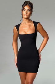 LAVINA MINI DRESS - Black