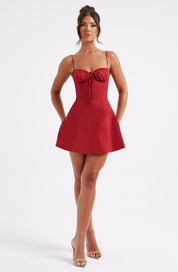 ARABELLA MINI DRESS - Red