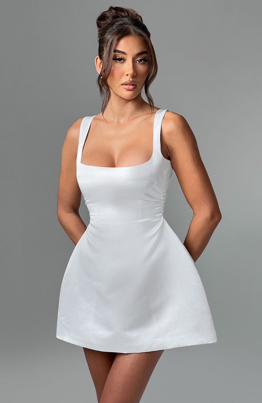 ZOE MINI DRESS - Ivory